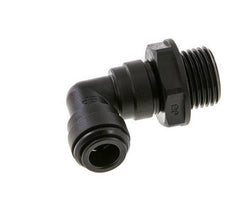 Codo de 90 grados 10mm x G1/2'' con rosca macho Latón NBR Giratorio