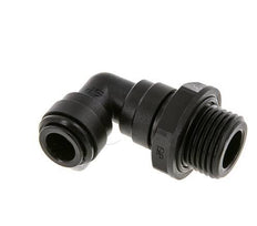 Codo de 90 grados 10mm x G1/2'' con rosca macho Latón NBR Giratorio