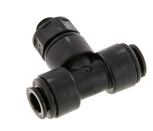 8mm x G1/8'' Inline Tee Push-in Fitting with Male Threads POM NBR FDA Rotatable