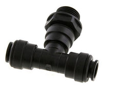 12mm x G1/2'' Inline Tee Push-in Fitting with Male Threads POM NBR FDA Rotatable
