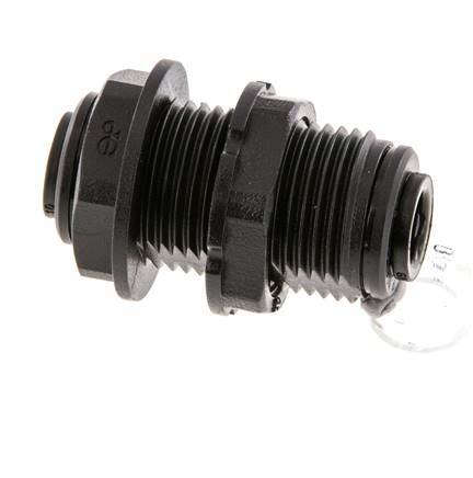 Racor de 6mm POM NBR Bulkhead [2 Piezas]