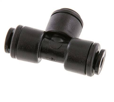 4mm Tee Push-in Fitting POM NBR FDA [2 Pieces]