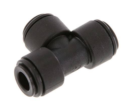 8mm Tee Push-in Fitting POM NBR FDA [2 Pieces]