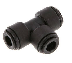 8mm Tee Push-in Fitting POM NBR FDA [2 Pieces]