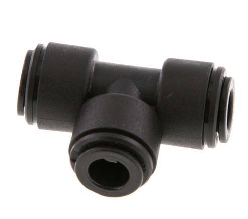 8mm Tee Push-in Fitting POM NBR FDA [2 Pieces]