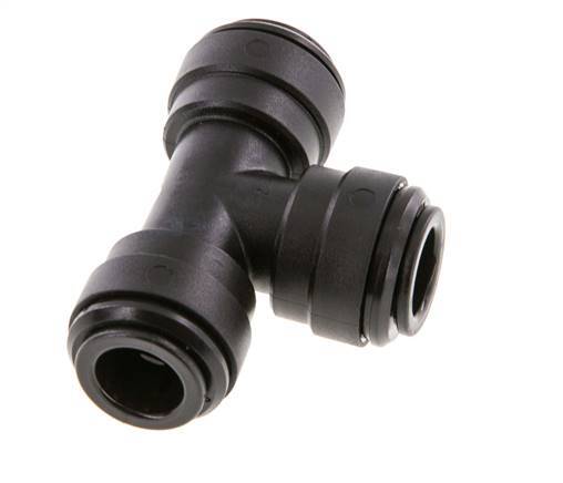 10mm Tee Push-in Fitting POM NBR FDA [2 Pieces]