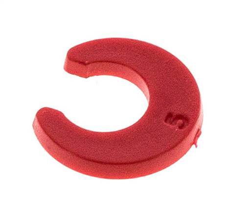 Pinza de bloqueo de 5 mm para racores rápidos [20 unidades]