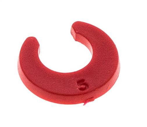 Pinza de bloqueo de 5 mm para racores rápidos [20 unidades]