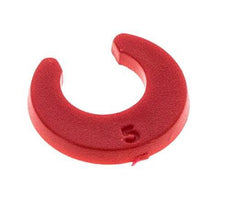 Pinza de bloqueo de 5 mm para racores rápidos [20 unidades]