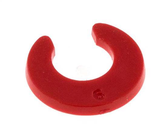 Pinza de bloqueo de 6 mm para racores rápidos [20 unidades]