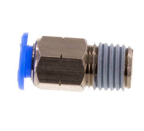 Racor rápido NPT de 5/32'' x 1/16'' con rosca macho Latón/PBT NBR [5 piezas]