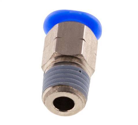 Racor rápido NPT de 5/32'' x 1/16'' con rosca macho Latón/PBT NBR [5 piezas]