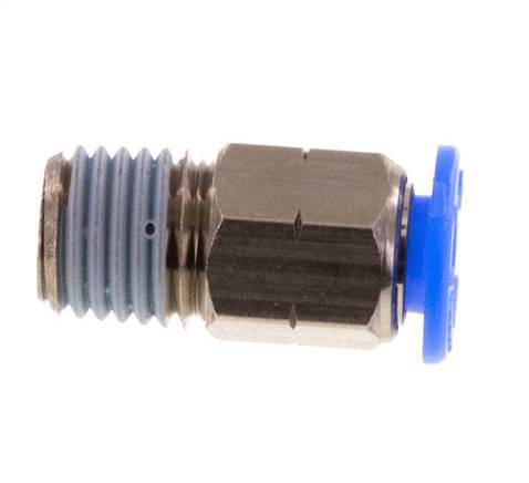 Racor rápido NPT de 5/32'' x 1/16'' con rosca macho Latón/PBT NBR [5 piezas]