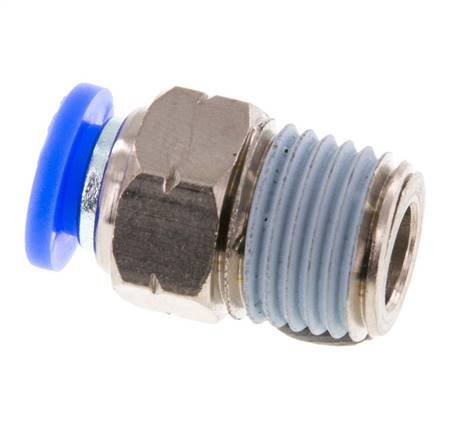 Racor 1/4'' x 1/4'' NPT con rosca macho Latón/PBT NBR [5 piezas]