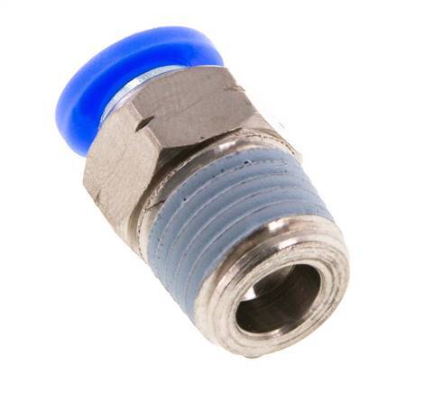 Racor 1/4'' x 1/4'' NPT con rosca macho Latón/PBT NBR [5 piezas]