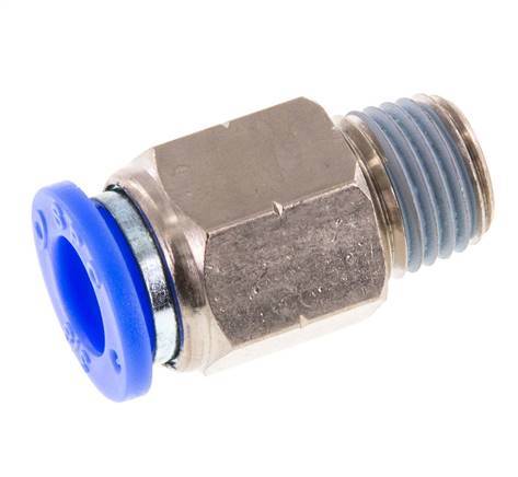Racor de 3/8'' x 1/4'' NPT con rosca macho Latón/PBT NBR [2 piezas]