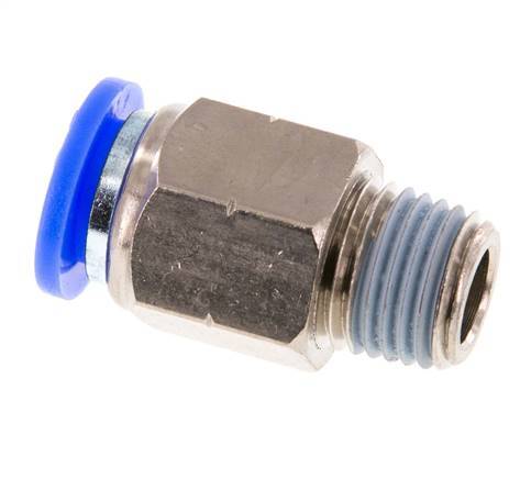 Racor de 3/8'' x 1/4'' NPT con rosca macho Latón/PBT NBR [2 piezas]