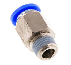 3/8'' x 1/4'' NPT Push-in Fitting with Male Threads Brass/PBT NBR [2 Pieces]