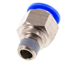1/2'' x 1/4'' NPT Push-in Fitting with Male Threads Brass/PBT NBR [2 Pieces]