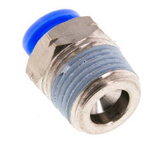 1/4'' x 3/8'' NPT Push-in Fitting with Male Threads Brass/PBT NBR [2 Pieces]