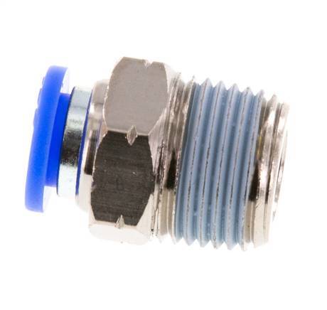 Racor de 5/16'' x 3/8'' NPT con rosca macho Latón/PBT NBR [5 piezas]