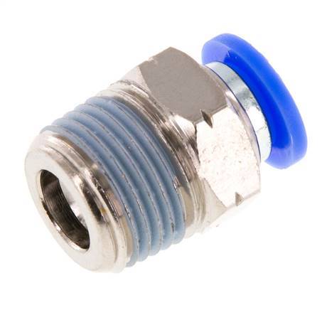 Racor de 5/16'' x 3/8'' NPT con rosca macho Latón/PBT NBR [5 piezas]