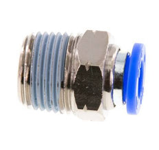 Racor de 5/16'' x 3/8'' NPT con rosca macho Latón/PBT NBR [5 piezas]