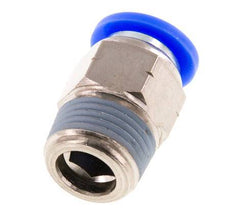 3/8'' x 3/8'' NPT Push-in Fitting with Male Threads Brass/PBT NBR [2 Pieces]