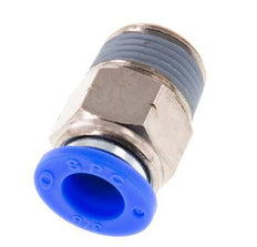 3/8'' x 3/8'' NPT Push-in Fitting with Male Threads Brass/PBT NBR [2 Pieces]