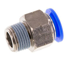 1/2'' x 3/8'' NPT Push-in Fitting with Male Threads Brass/PBT NBR [2 Pieces]