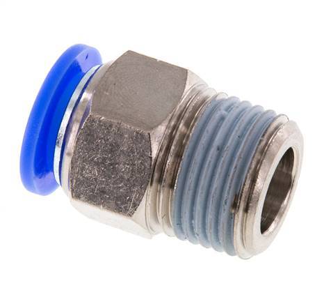 Racor de 1/2'' x 1/2'' NPT con rosca macho Latón/PBT NBR [2 piezas]