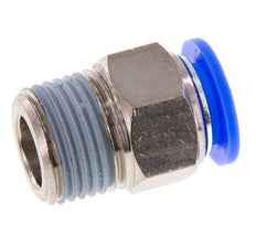 1/2'' x 1/2'' NPT Push-in Fitting with Male Threads Brass/PBT NBR [2 Pieces]
