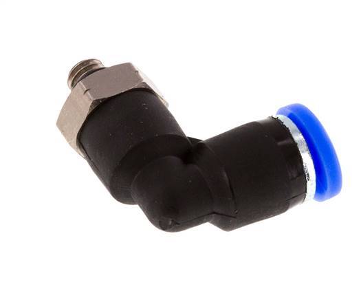 Codo de 5/32'' x UNF 10-32 90deg Codo de latón/PBT NBR giratorio [2 piezas]