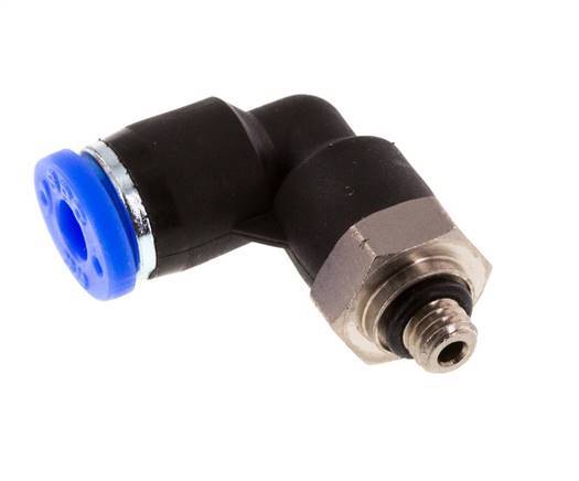 Codo de 5/32'' x UNF 10-32 90deg Codo de latón/PBT NBR giratorio [2 piezas]