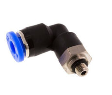 Codo de 3/16'' x UNF 10-32 90deg Latón/PBT NBR Giratorio [2 Piezas]