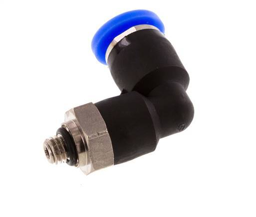 Codo de 3/16'' x UNF 10-32 90deg Latón/PBT NBR Giratorio [2 Piezas]