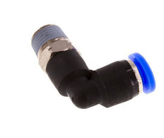 Codo de 90 grados 3/16'' x 1/8'' NPT con rosca macho Latón/PBT NBR Giratorio [2 piezas]