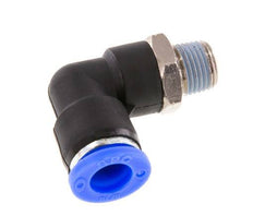 5/16'' x 1/8'' NPT 90deg Elbow Push-in Fitting with Male Threads Brass/PBT NBR Rotatable [2 Pieces]