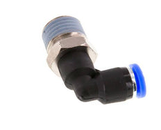 Codo de 90 grados 5/32'' x 1/4'' NPT con rosca macho Latón/PBT NBR giratorio [2 piezas]