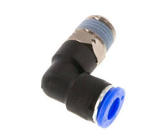 5/16'' x 1/4'' NPT 90deg Elbow Push-in Fitting with Male Threads Brass/PBT NBR Rotatable [2 Pieces]