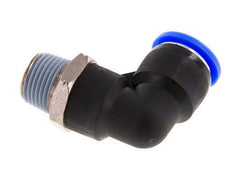 1/2'' x 3/8'' NPT 90deg Elbow Push-in Fitting with Male Threads Brass/PBT NBR Rotatable [2 Pieces]