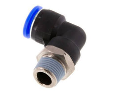 1/2'' x 3/8'' NPT 90deg Elbow Push-in Fitting with Male Threads Brass/PBT NBR Rotatable [2 Pieces]