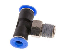 Racor en T de 5/32'' x 1/16'' NPT con rosca macho Latón/PBT NBR giratorio [2 piezas]