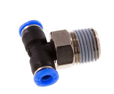 Racor en T de 1/8'' x 1/8'' NPT con rosca macho Latón/PBT NBR giratorio [2 piezas]