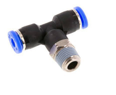 Racor en T de 5/32'' x 1/8'' NPT con rosca macho Latón/PBT NBR giratorio [2 piezas]