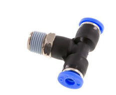 Racor en T de 5/32'' x 1/8'' NPT con rosca macho Latón/PBT NBR giratorio [2 piezas]