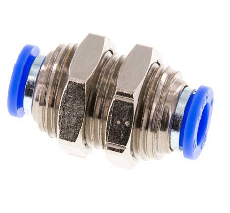 Racor de 3/8'' Latón/PBT NBR Pasamuros