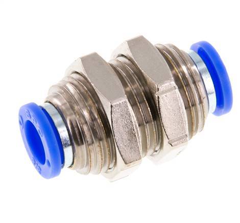 Racor de 3/8'' Latón/PBT NBR Pasamuros