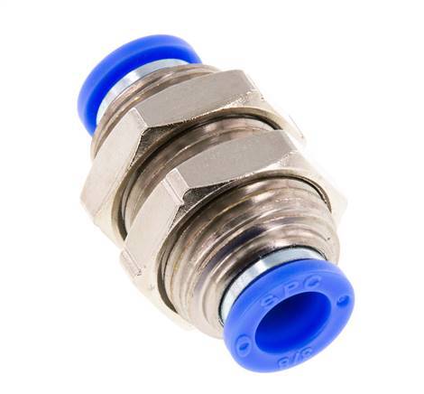 Racor de 3/8'' Latón/PBT NBR Pasamuros