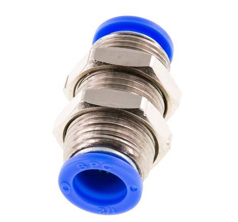 Racor de 1/2'' Latón/PBT NBR Pasamuros